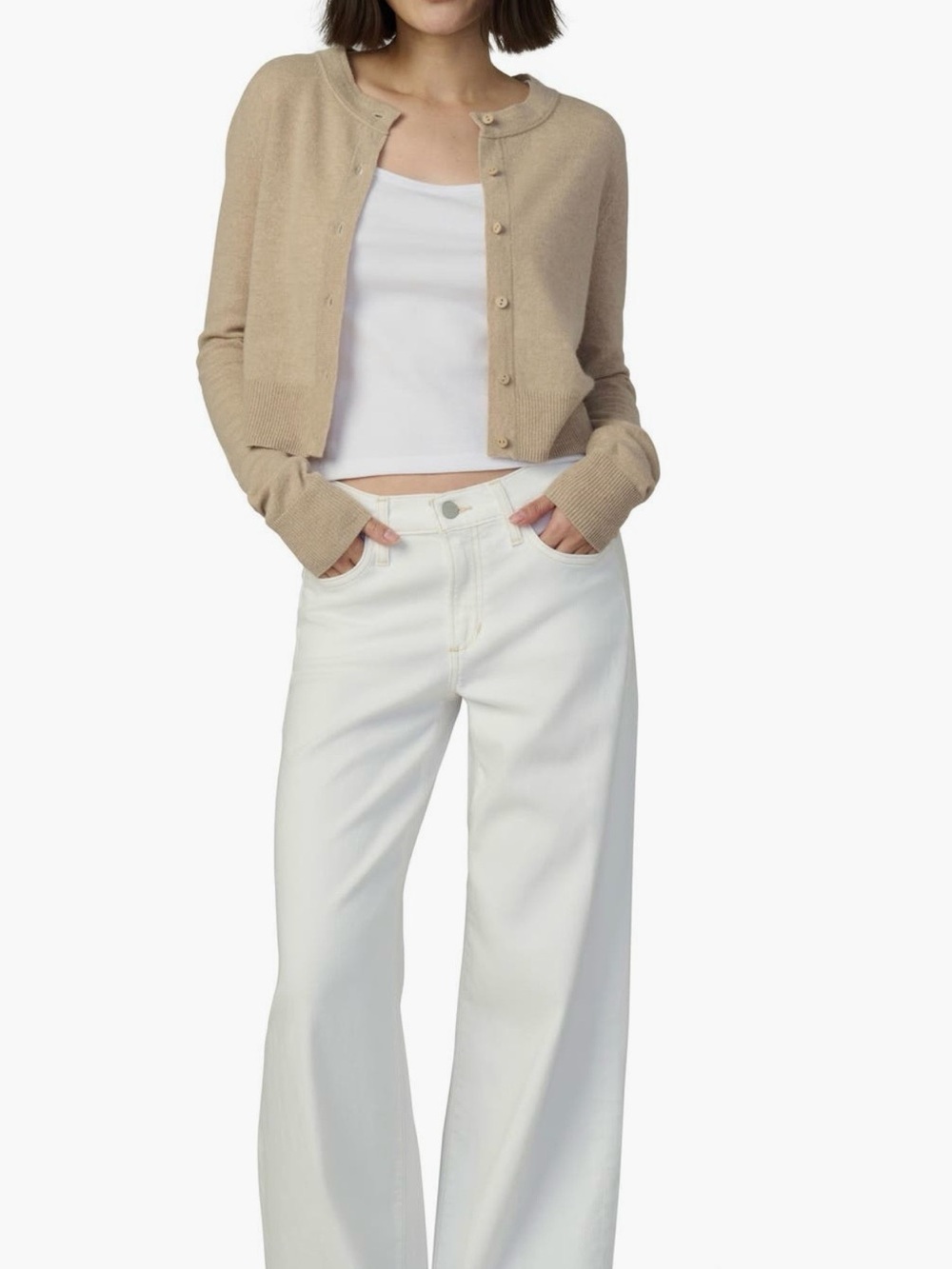 Joe's Jeans NWT Petite Lou Lou Low-Rise Wide-Leg Jeans Sz 33P